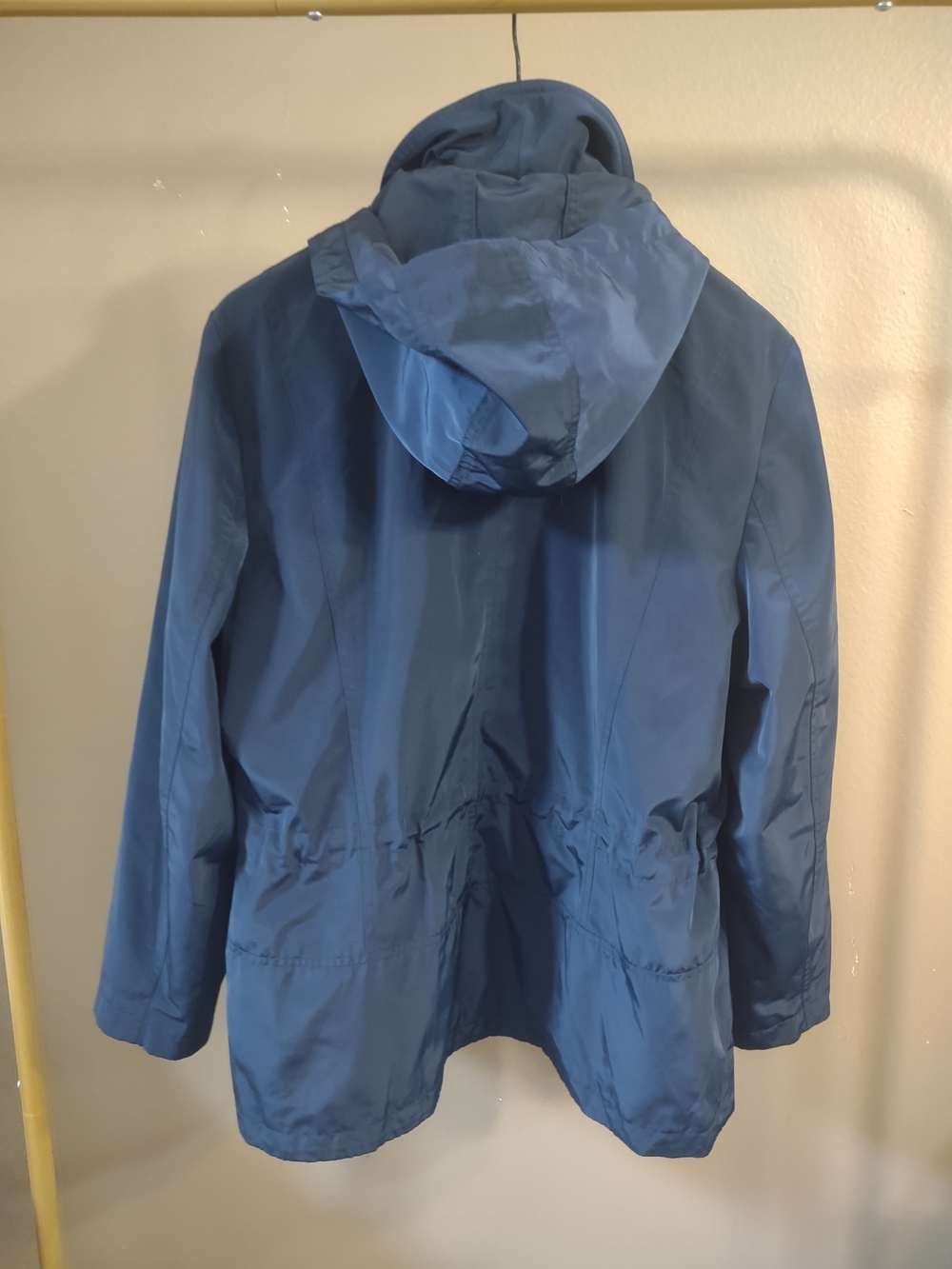Charter Club Navy Drawstring Hooded Water Resistant Utility Jacket - Picture 4 of 4